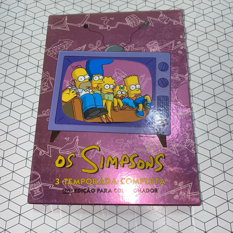 Box original digipack Os Simpsons 3ª terceira temporada completa ...