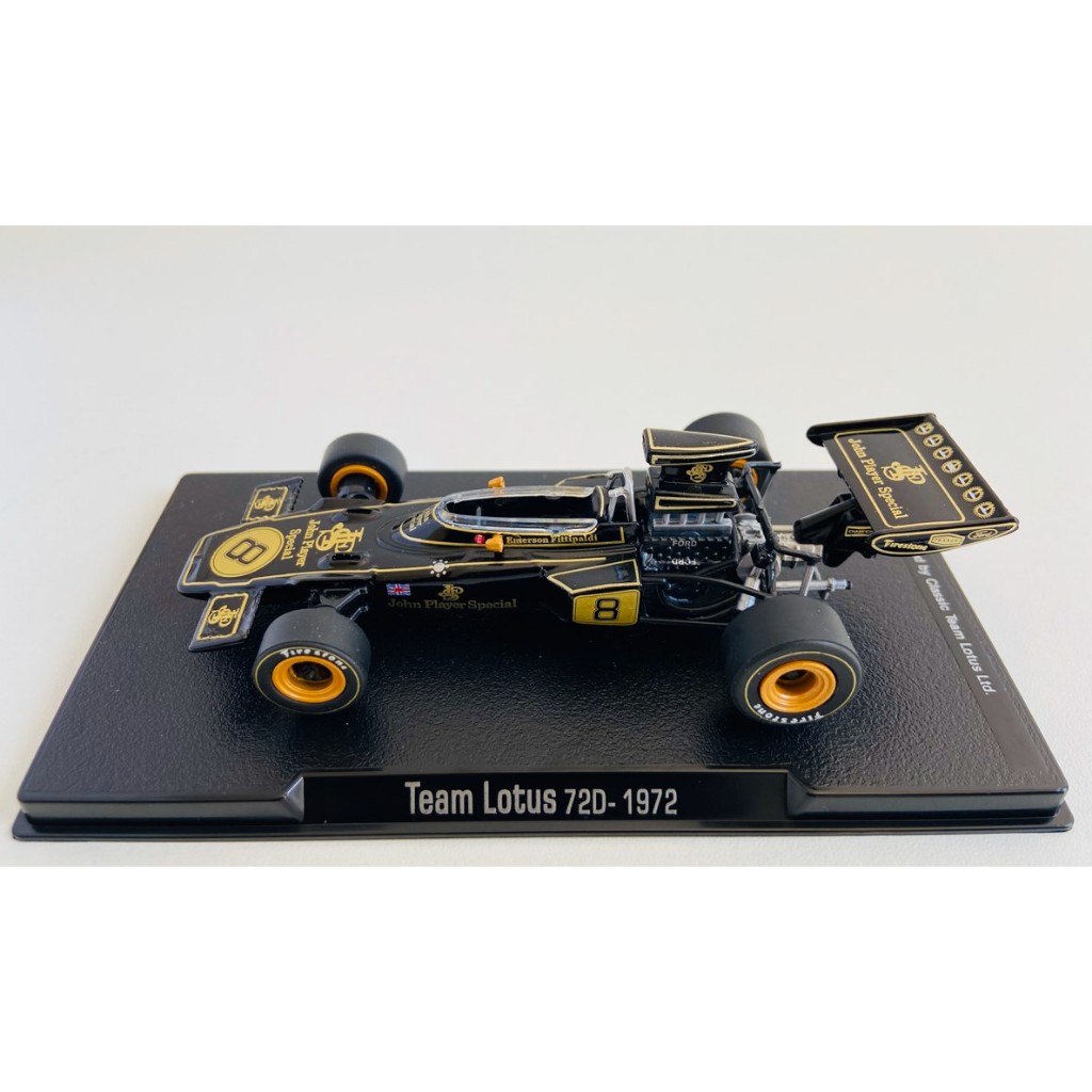 1965 Ford Mustang OPO 10 - Voiture Formule 1 1/24 Compatible Avec Lotus 72D - Emerson Fittipaldi - 1972 - OR026 James Bond Cars - 2