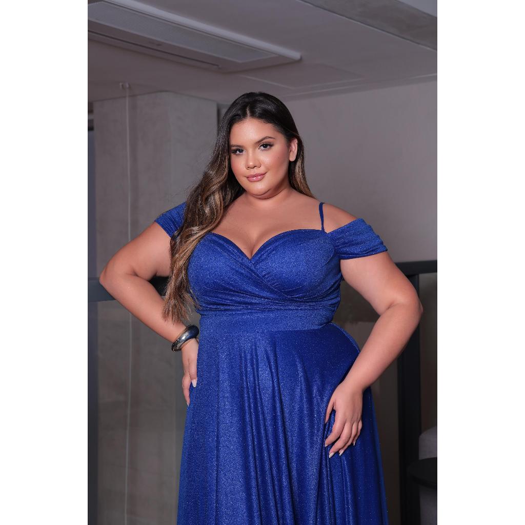 Vestido Madrinha Azul Royal na Black Friday 2025 | BuscaProdutos