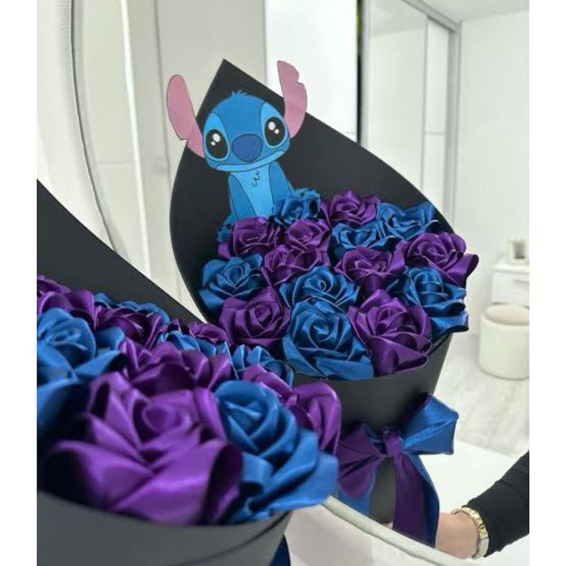 buquê de flores lilo stitch | Shopee Brasil