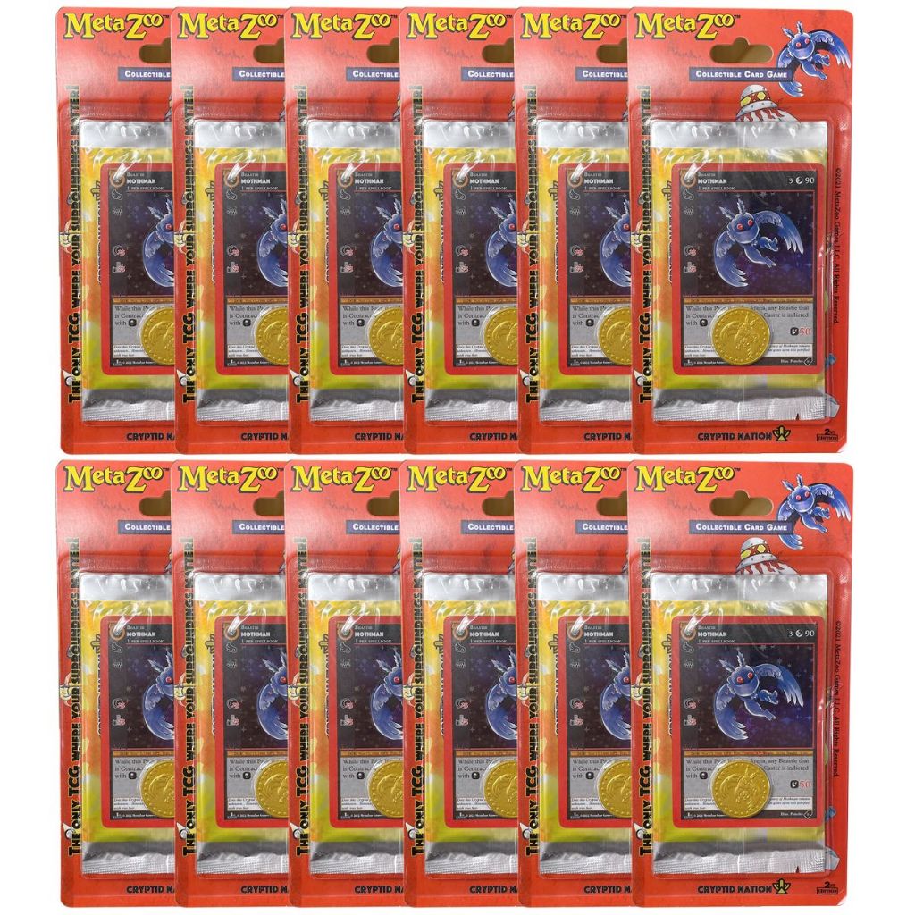Metazoo Cryptid Nation Caixa 12 Blister Booster Pack Cartas Inglês