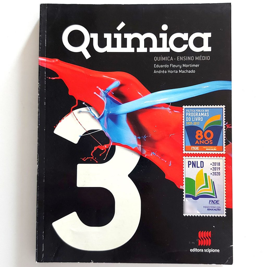 Livro Química 3 Ensino Médio Eduardo Fleury Mortimer / Andréa Horta ...