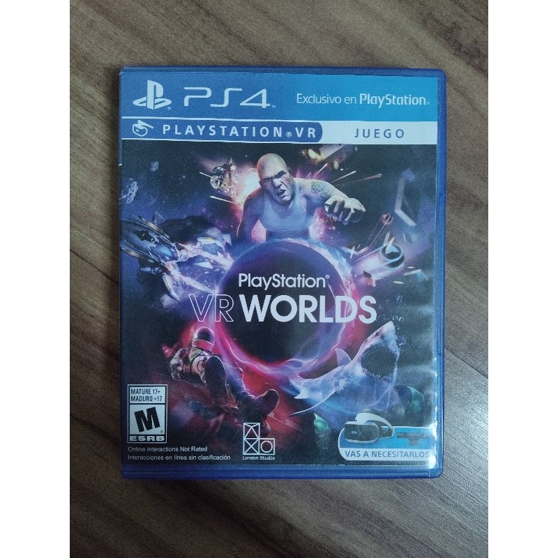 PlayStation VR Worlds VR Worlds Ps4 mídia física | Shopee Brasil