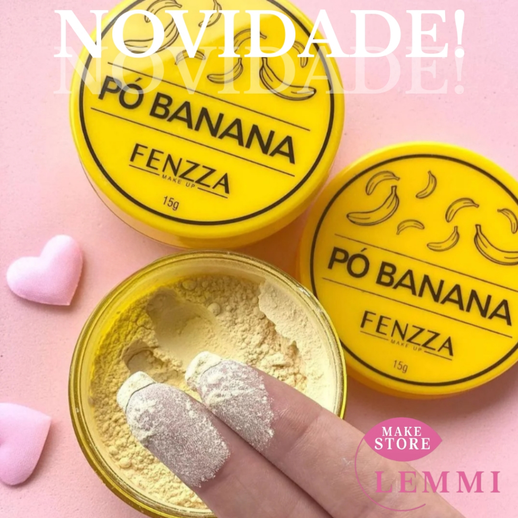 Pó Banana Fixador Translucido Finalizador - Fenzza