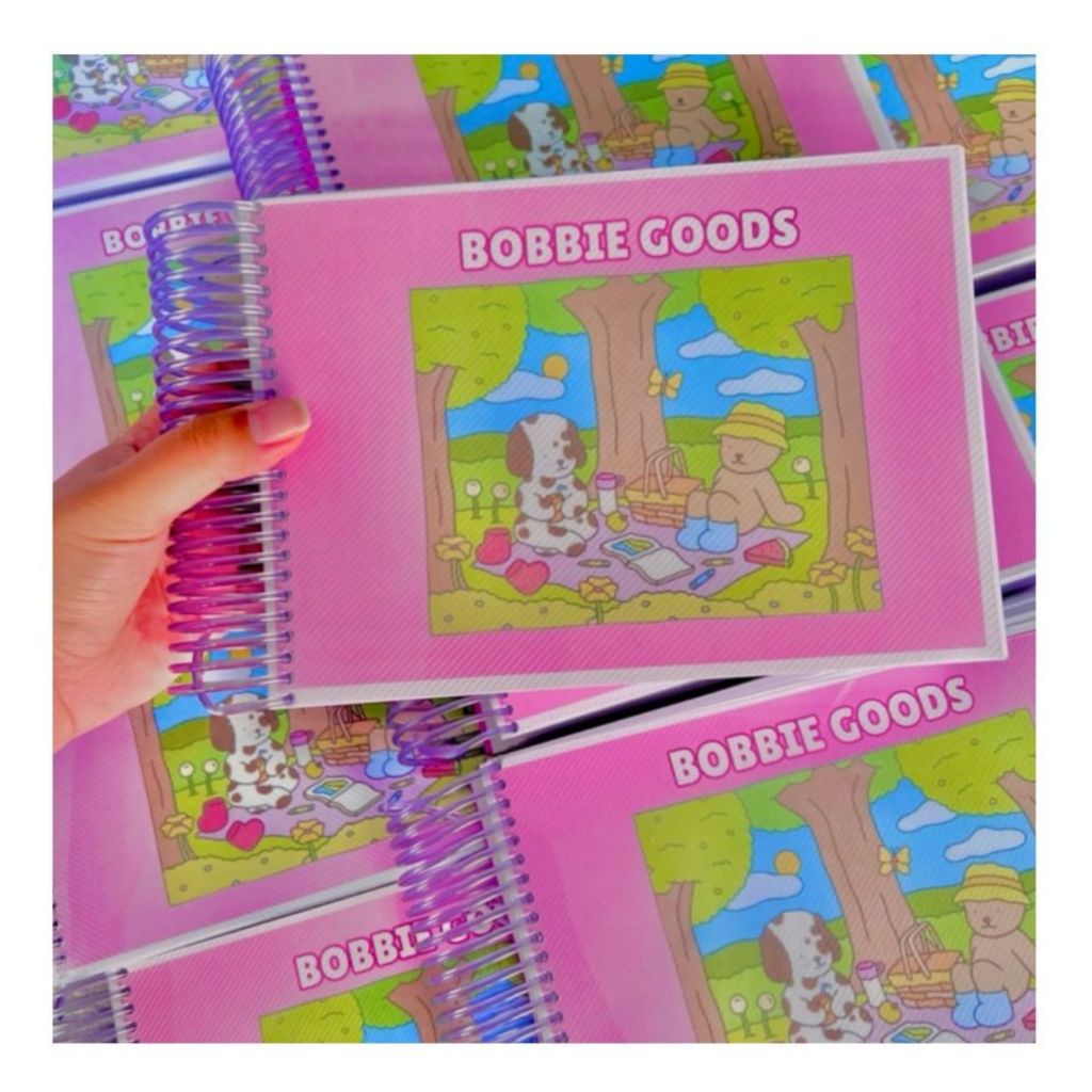 Livro De Colorir Bobbie Goods 50 Folhas Capa Simples | Shopee Brasil