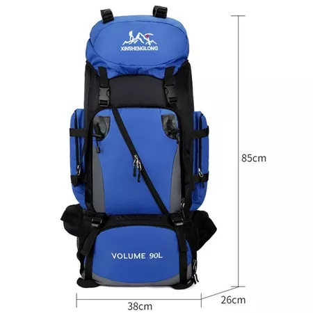 Mochila Trilha Viagem Reforcada 90l Mochila Campin ...