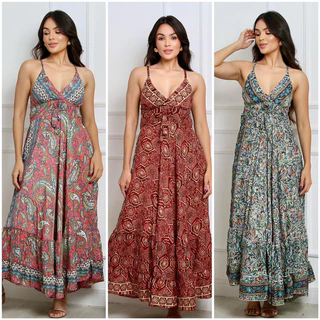 vestido longo custa lastex em Oferta na Shopee