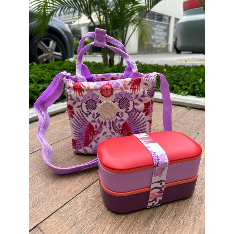Lancheira Farm Romance de Tucano | Shopee Brasil