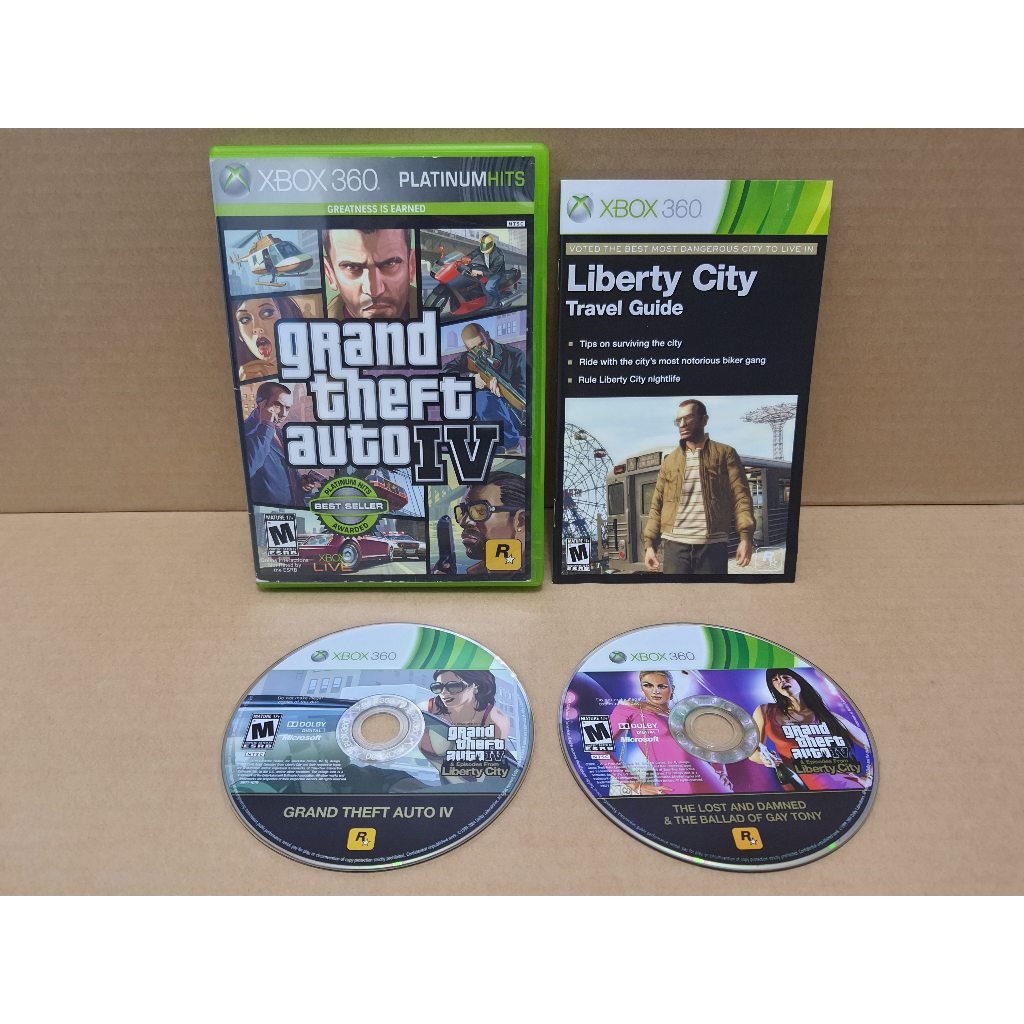 Jeu Xbox 360 - Grand Theft Auto Liberty City - État Correct - Vérifier Compatibilité
