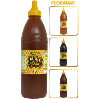 Mel Puro de Abelhas - Bisnaga 1 Litro (1,4 kg) - Florada Silvestre