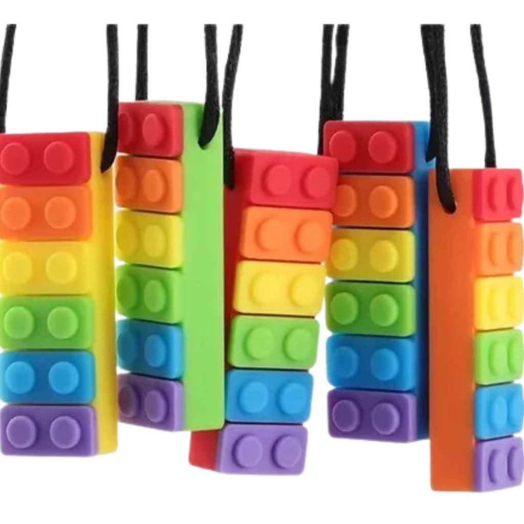 Colar mordedor Sensorial Para Autistas e TDAH Alivio do Estresse.