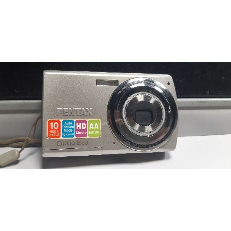 Câmera digital Pentax Optio E80 funcionando | Shopee Brasil