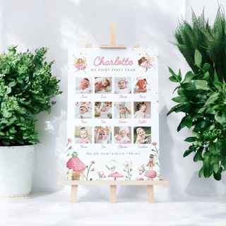 Quadro Decorativo Recepção de Aniversário Fotos Fada