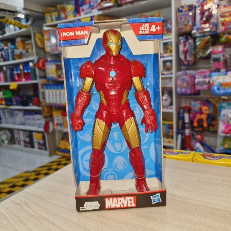 Boneco grande ORIGINAL Homem de ferro - Marvel Hasbro | Shopee Brasil