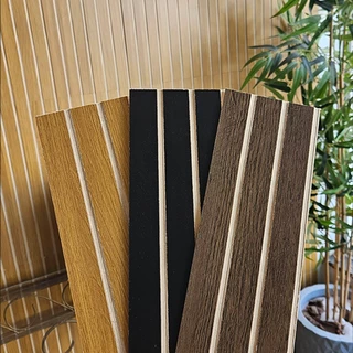 Revestimento Ripado Placa MDF Painel Decorativo 45x11cm