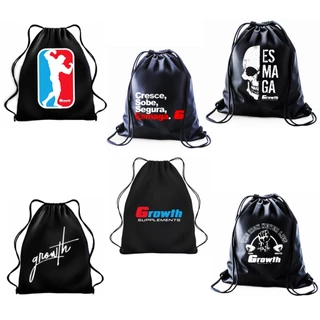 Sacola Tipo Mochila Growth - Logo Growth - Growth Supplements