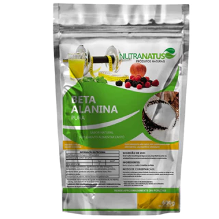 Beta Alanina Pura 600g Importada NutraNatus