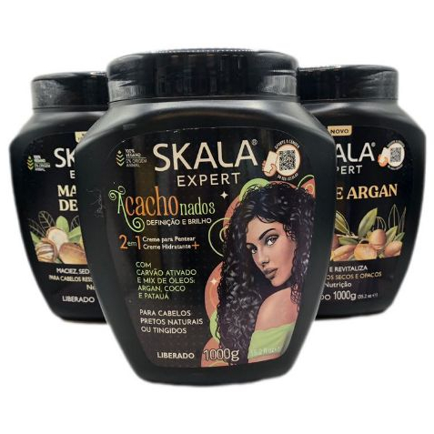 Creme Skala Tratamento Nutrição, Hidratação e Reconstrução 1kg | Shopee ...