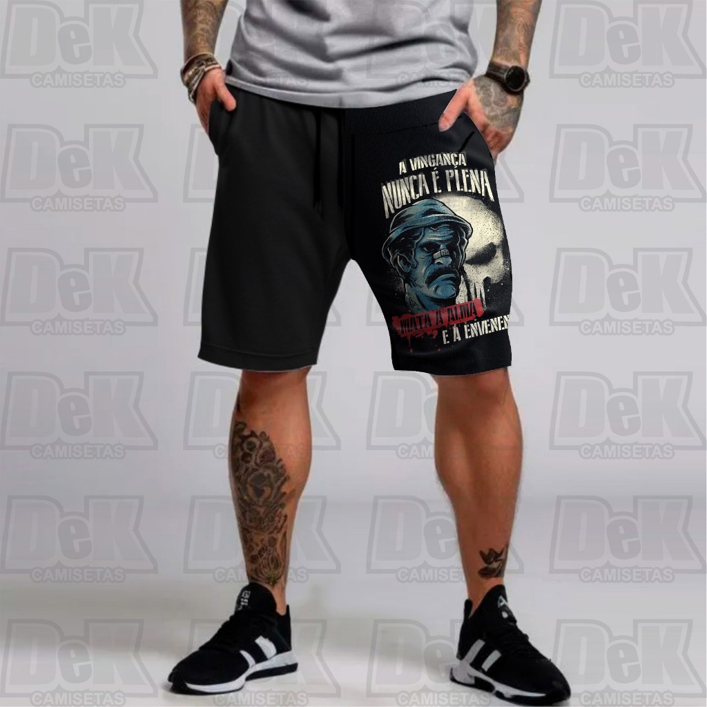 Bermuda Shorts para esporte Treino Academia casual bolsos laterais