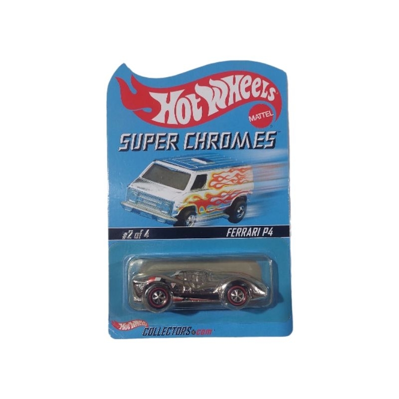 Hot Wheels Ferrari P4 Super Chromes - Raro | Shopee Brasil