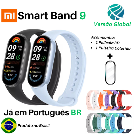 Xiaomi Mi Band 9 Global Já no Brasil