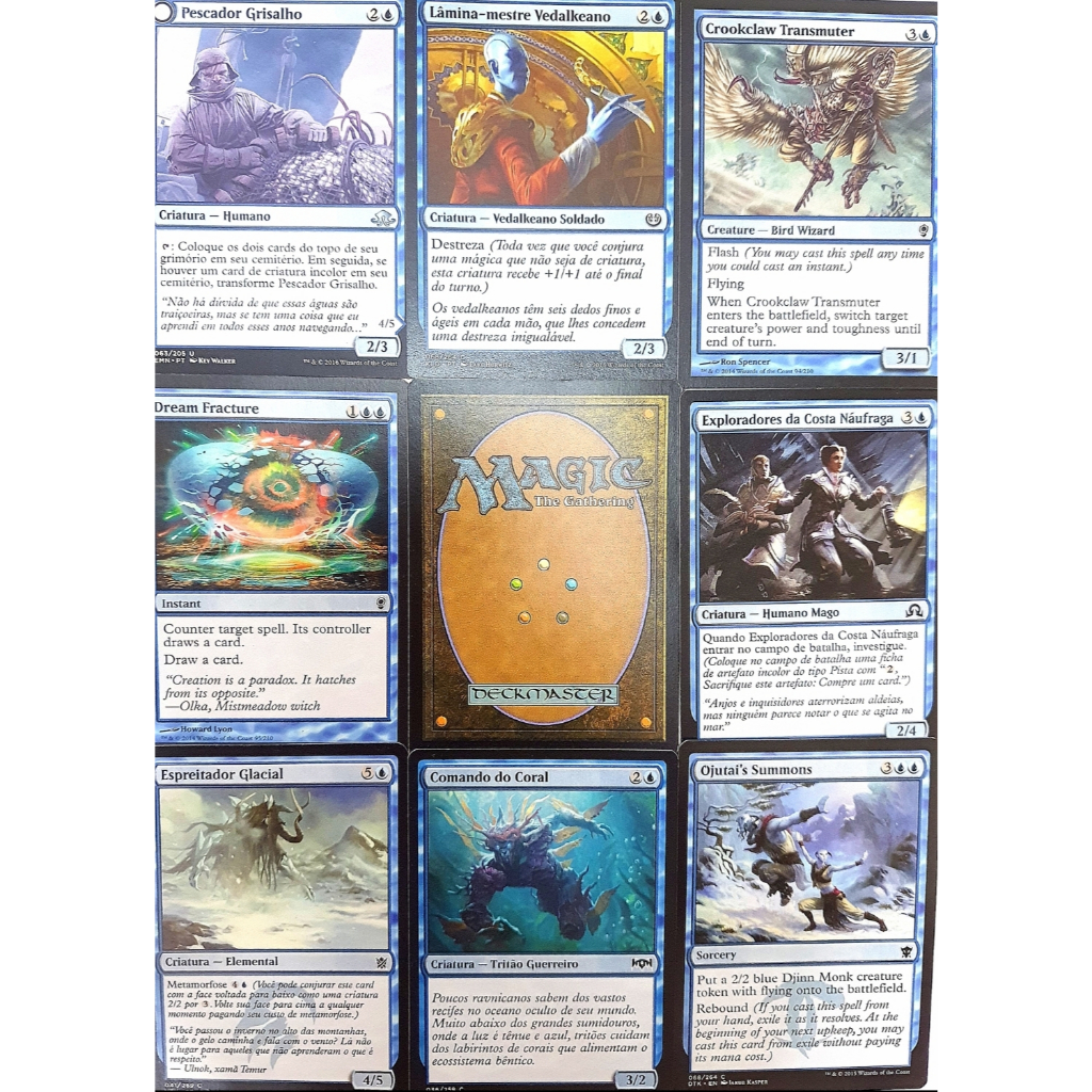 Manaページ Cartas Magic Mana Azul Kit c/50 | Shopee Brasil