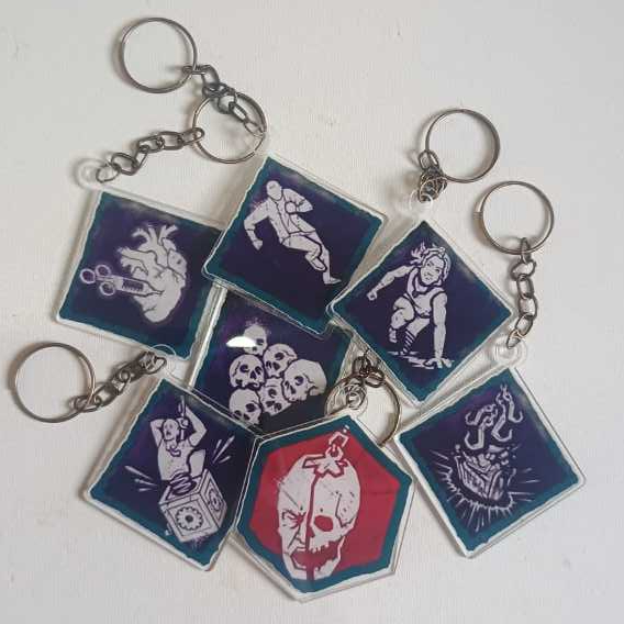 Chaveiro Dead By Daylight Perk | Shopee Brasil