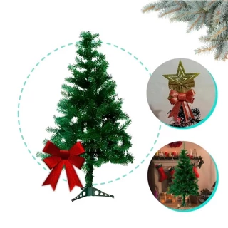 Arvore de natal pinheiro verde cheia 90cm luxo 80 galhos