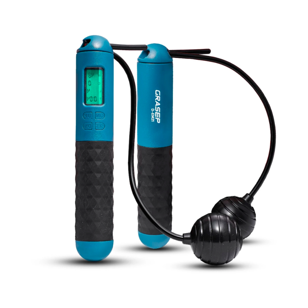 Corda De Pular Sem Fio Crossfit Magnética Com Contador | Shopee Brasil