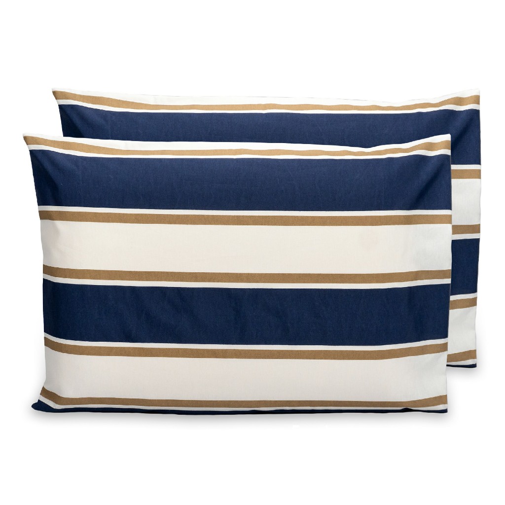 Kit 2 Fronhas Decorativas Estampadas 70 x 50 Bainha Percal 180 Fios Coleção 2024