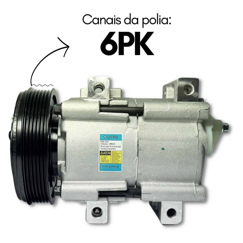 Compressor Delphi Ford Ranger Troller 2.3 3.0 2001 2003 2005 2007 2009 ...