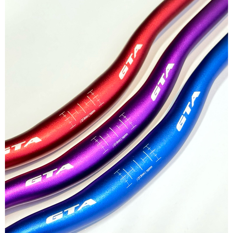 Guidão Bike Mtb Gta Downhill Alumínio 31.8 X 780mm Colorido Azul