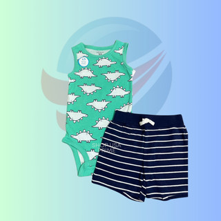 Conjunto Carter's - Dinossauro em Oferta na Shopee