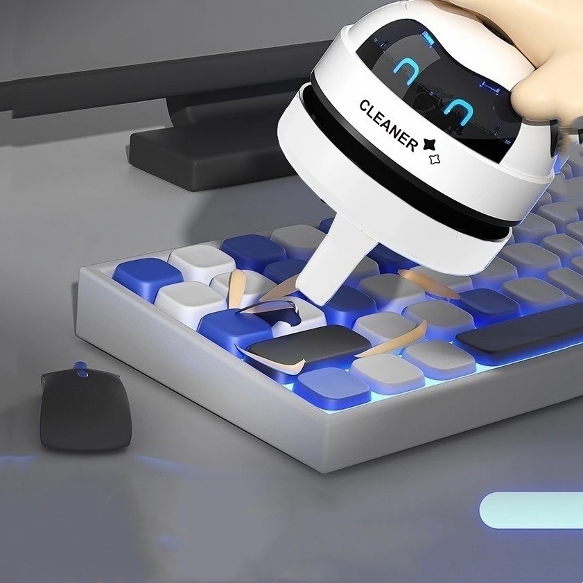 Mini Aspirador De Mesa Limpador Pó Teclado Migalhas Qaulidade