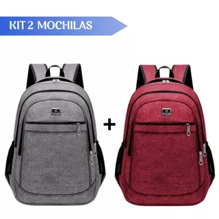 Kit 2 Mochilas Viagem Impermeável Reforçada Oferta em Oferta na Shopee