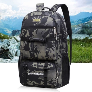 Mochila Camping Camuflada Impermeável Reforçada e confortável e Espaçosa Para Trilha Acampamento Viagem Resistent