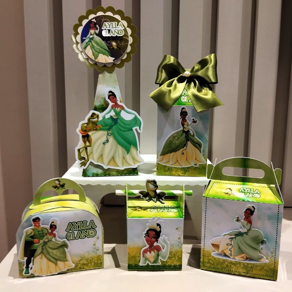 Kit Personalizados para Festas - A Princesa e o Sapo - Kit Festa ...