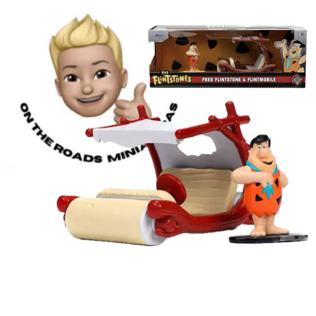 Miniatura Fred Flintstone e Flintmobile - The Flintstones - Hollywood ...