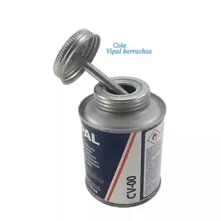 Cola Cimento Vulcanizante A Frio Cv-00 Lata 163gr - Vipal em Oferta na Shopee