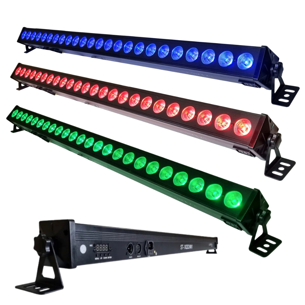 Ribalta 24 Leds 12w em cada Rgbw e Indoor com Dmx 24 LEDS 4N1 ST ...