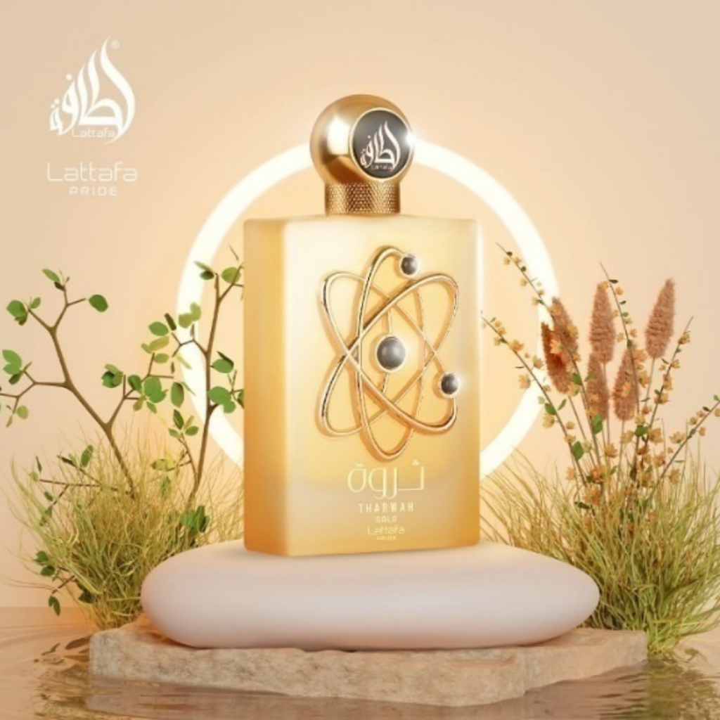 Perfume Lattafa Tharwah Gold Eau De Parfum 100ml Original