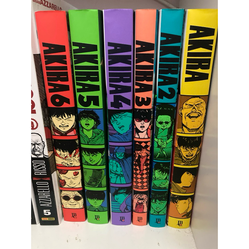 AKIRA, coleção completa em 6 volumes.