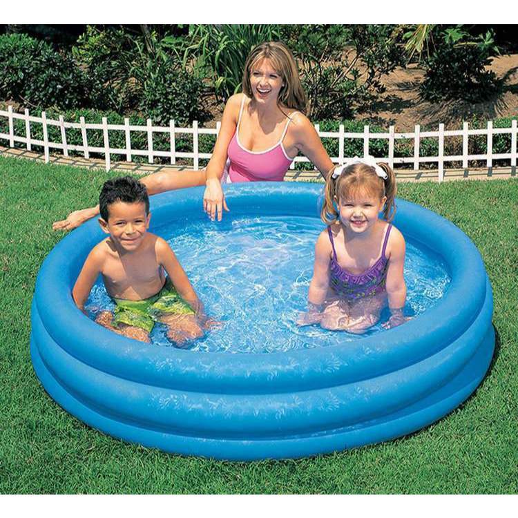 Piscina infantil Inflável Intex 500 Litros Azul Redonda 1,47cm envio imediato