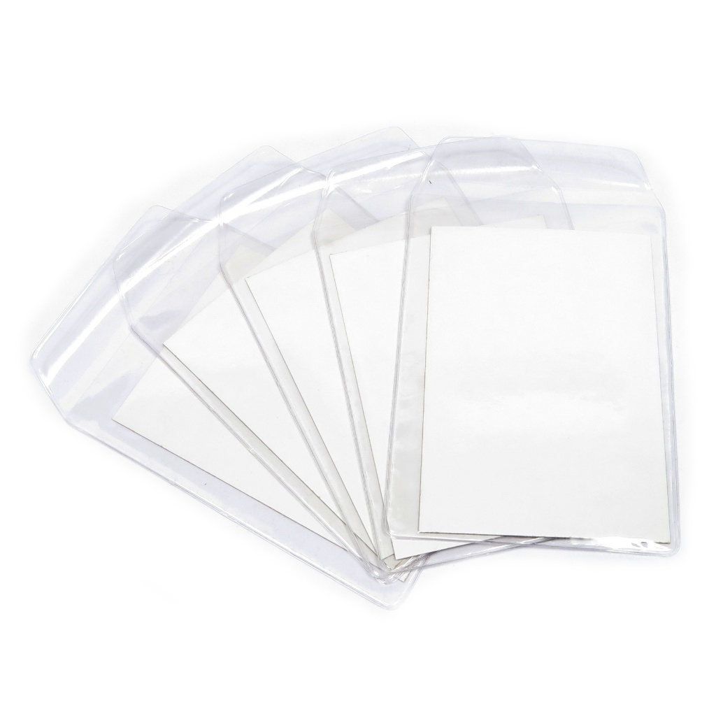 Protetor de RG Titulo Porta Documento Plástico Flexível Transparente com Aba