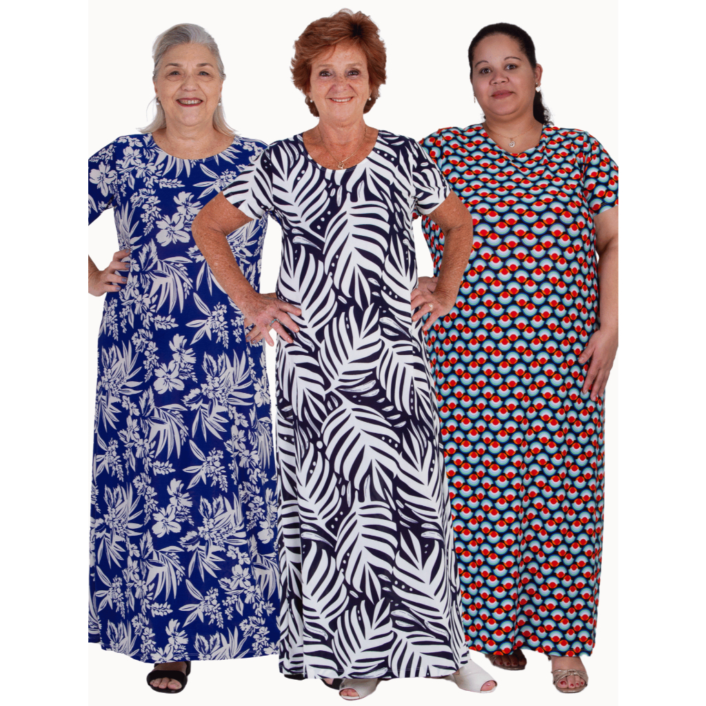 Vestido Malha Fria Senhora na Black Friday 2025 | BuscaProdutos