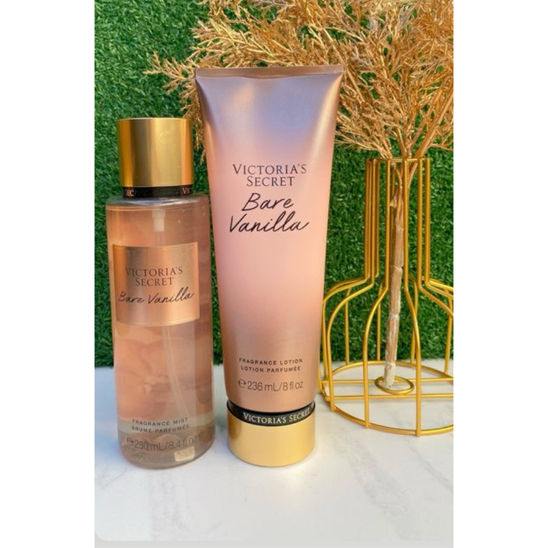 Victoria's Secret Kit Bare Vanilla + Brinde Sem Juros