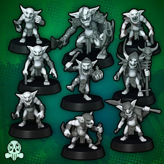 kit miniaturas RPG -Goblins