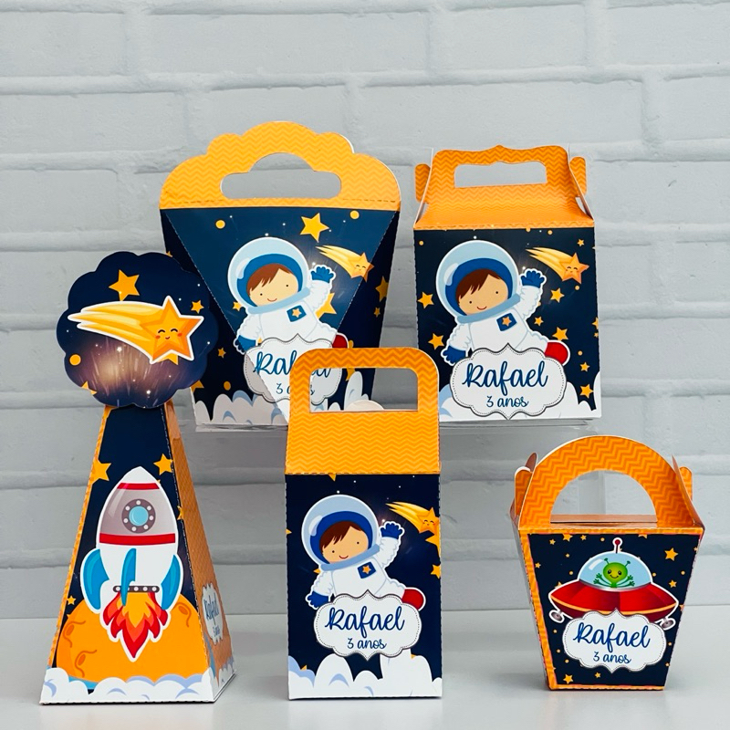 Kit Festa ASTRONAUTA | Lembrancinhas | Festa infantil | Aniversário ...