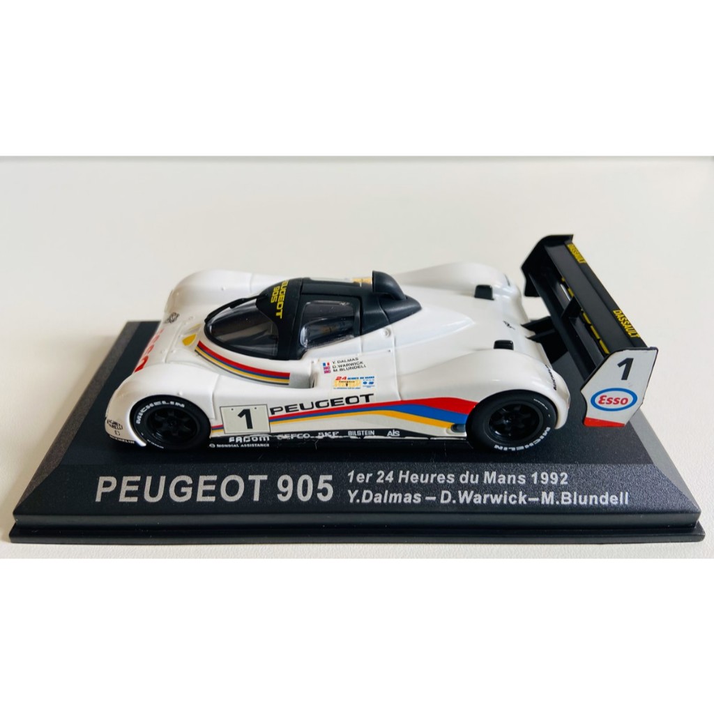 Miniatura Peugeot 905 EVO - Vencedor 24 Horas de Le Mans 1992