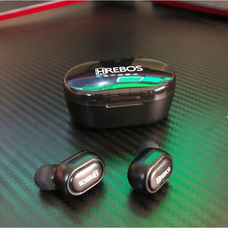 Fone De Ouvido Bluetooth sem Fio Earbuds Hrebos HS-650